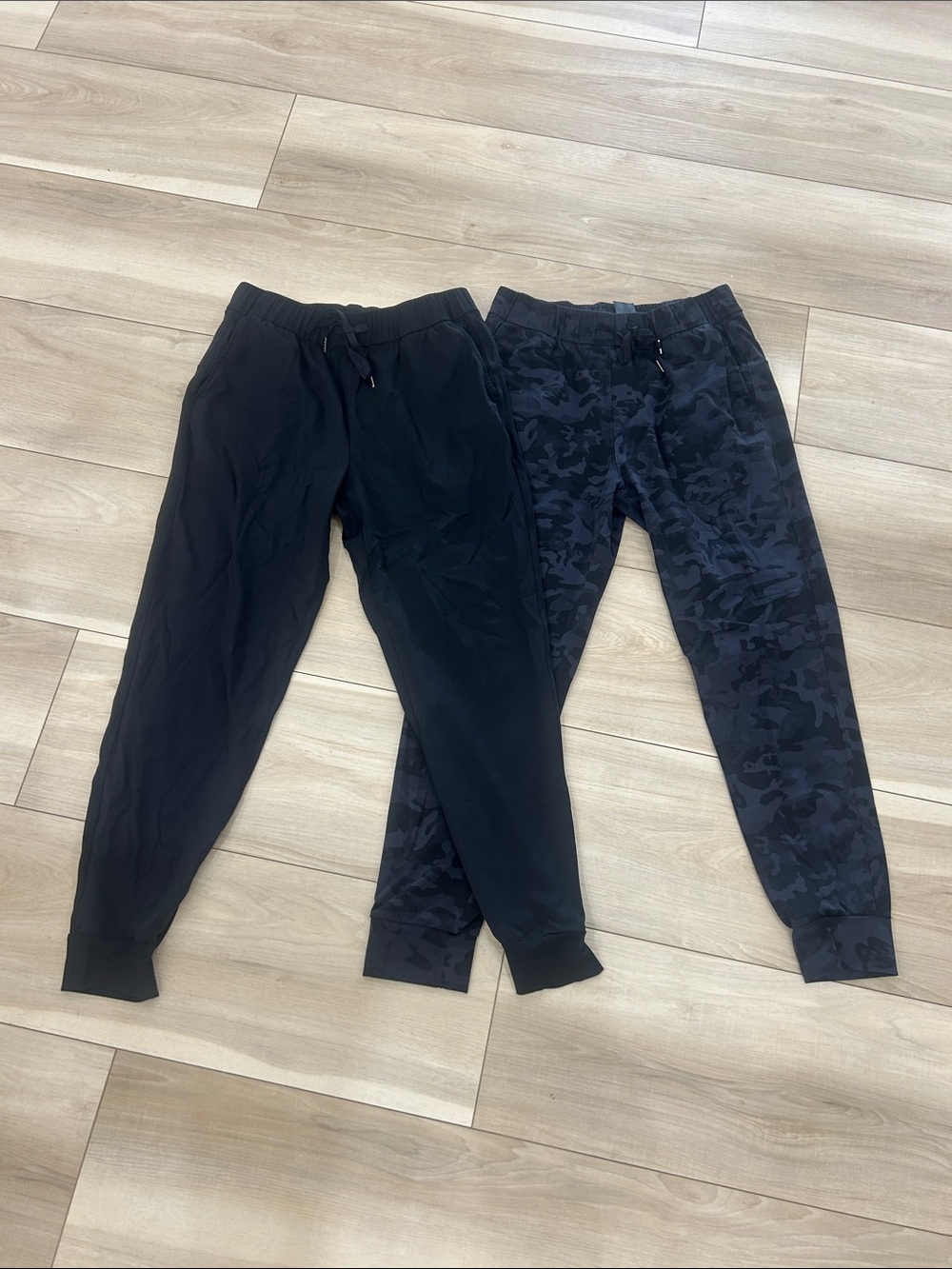 Amazon Essentials Women's Black and  Camo Jogger non staining material pants